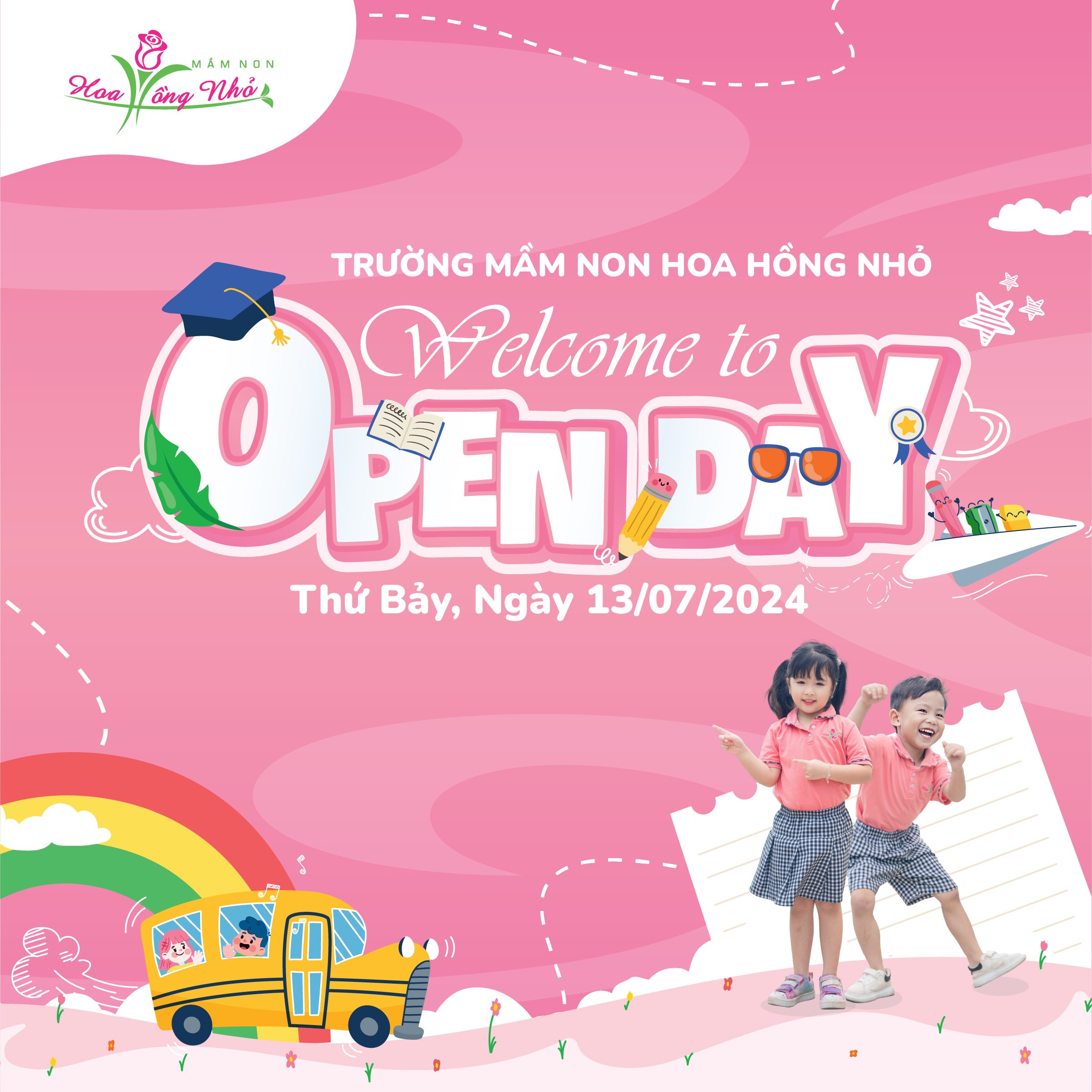 Ngày hội Open Day 2024 Trường Mầm Non Hoa Hồng Nhỏ