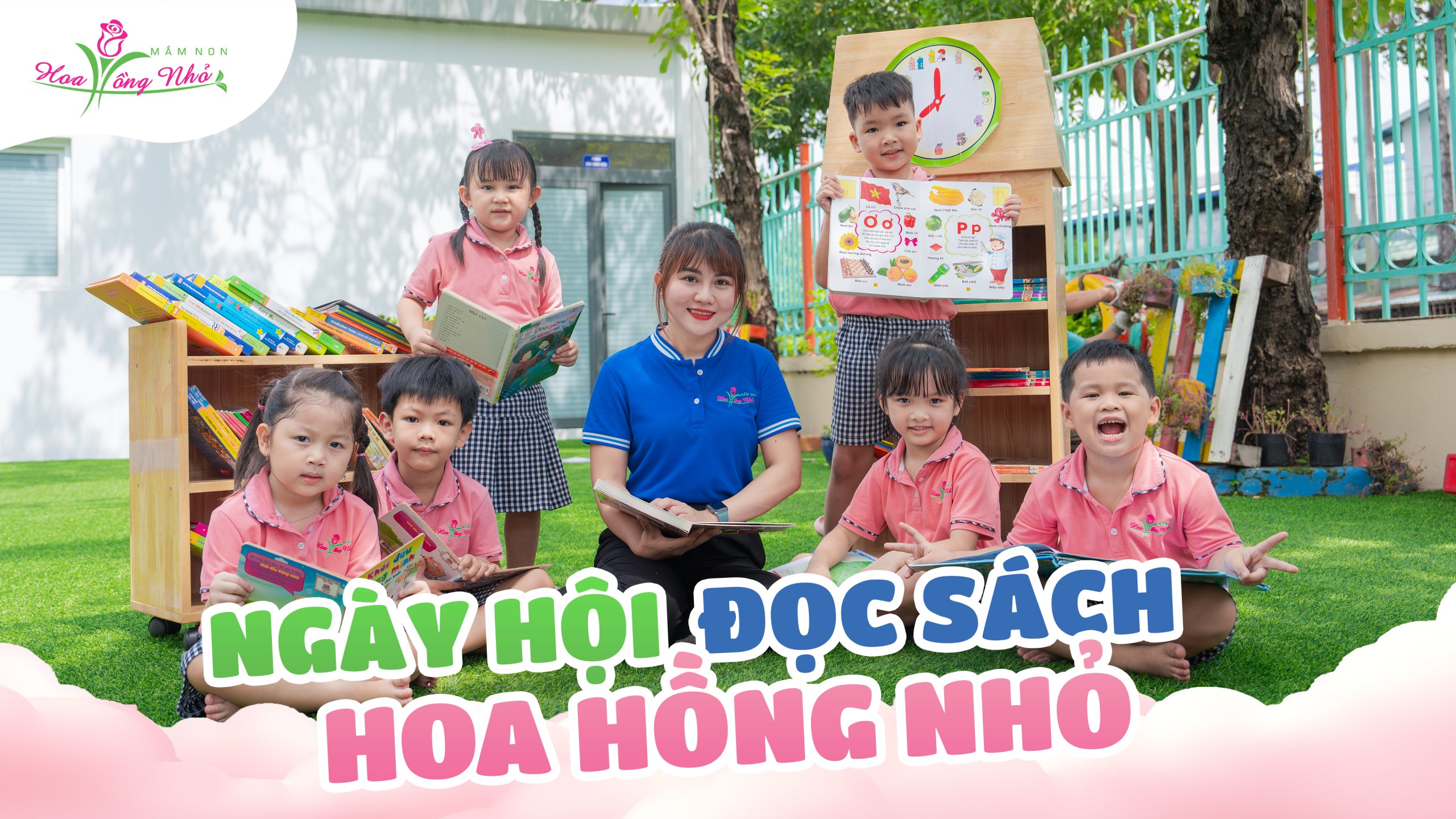 Ngày hội đọc sách tại Trường Mầm Non Hoa Hồng Nhỏ